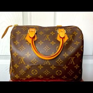 Louis Vuitton, Bags, Lv Speedy 3 Handbag Gently Used Includes Dust Bag